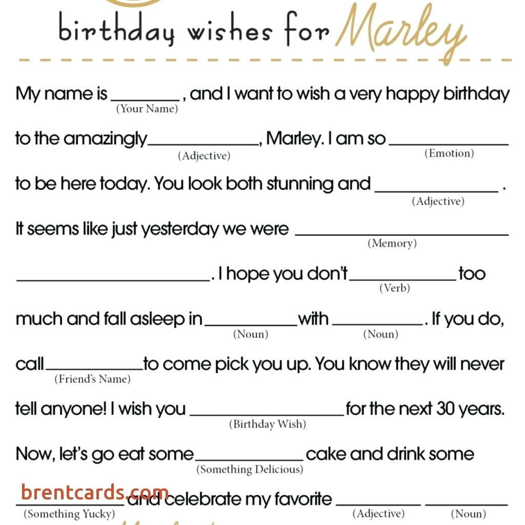 Free Printable Birthday Mad Libs For Adults