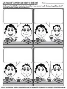 Blank Comic Strips with Pictures﻿