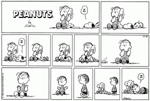 Blank Peanuts Comic Strips﻿