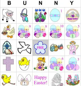 Easter Bingo Pictures