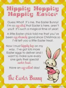 Easter Bunny Letter Ideas