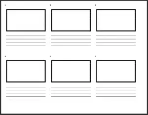 Fashion Fillable Storyboard Template﻿