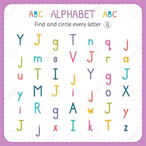 Find The Letter J Worksheet