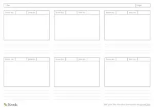 Free Corporate Video Storyboard Template