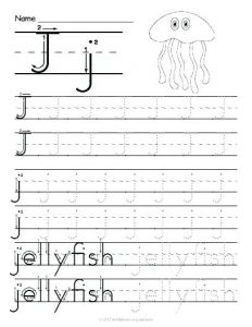 Free Letter J Worksheets For Kindergarten