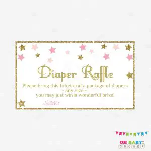 Free Printable Baby Diaper Raffle Tickets