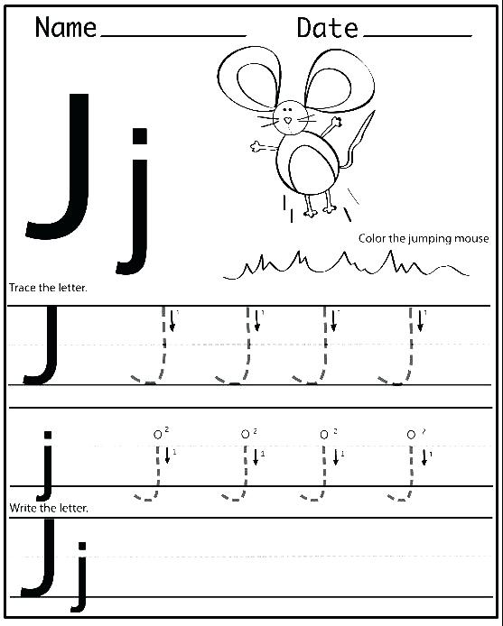 11 Letter J Worksheets For Kids Kitty Baby Love