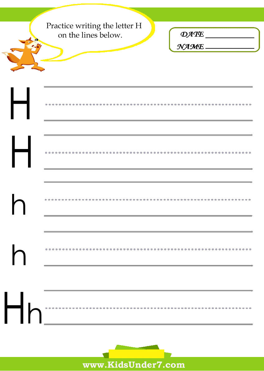 14 Enjoyable Letter H Worksheets For Kids