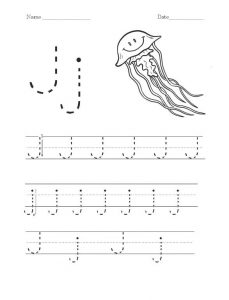 Letter J Worksheets