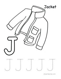 Letter J Worksheets for Toddlers