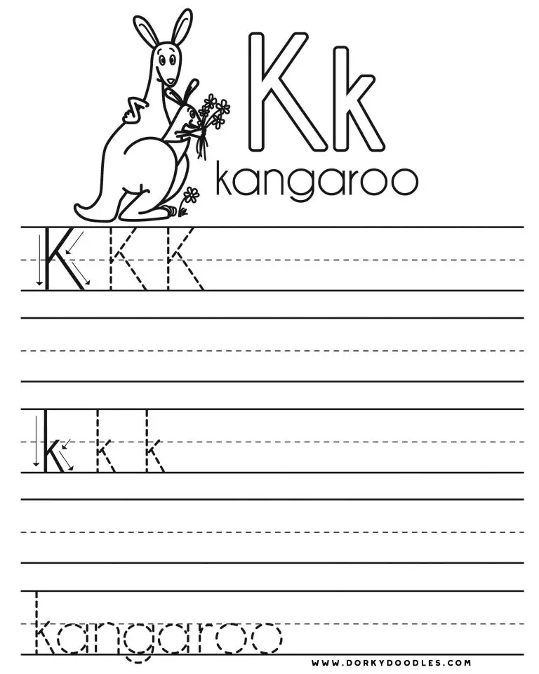 15 learning the letter k worksheets kittybabylovecom