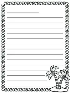 Letter Writing Paper 2nd Grade﻿