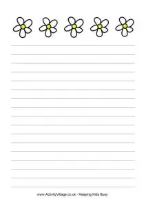 Letter Writing Paper for Elementary Students﻿