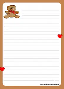 Love Letter Writing Paper﻿