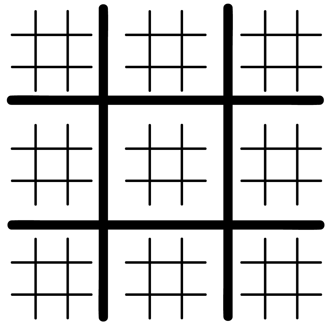 Tic Tac Toe Template Word