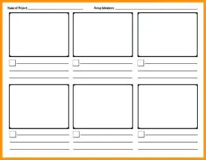 Video Game Storyboard Template Download