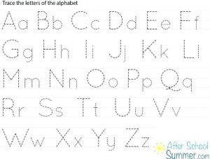 Alphabet Tracing Printables