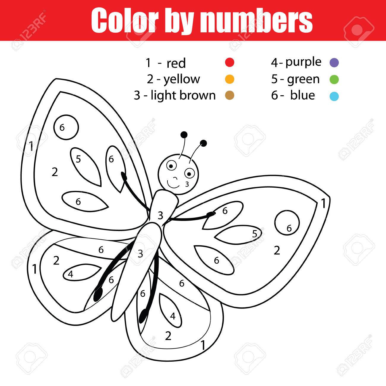 8-exciting-butterfly-color-by-number-worksheets-kitty-baby-love