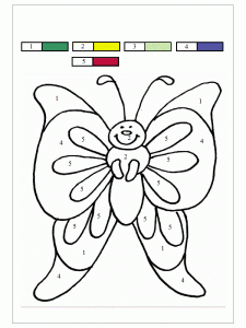 8 Exciting Butterfly Color by Number Worksheets ...