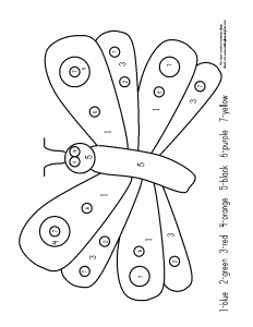 8 Exciting Butterfly Color by Number Worksheets - Kitty Baby Love