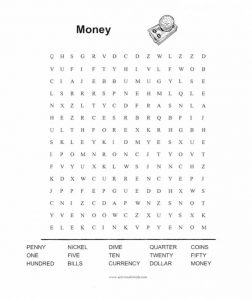 Currencies Word Search Answers