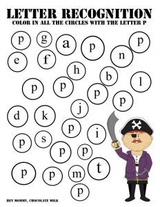 Find the Letter P Worksheet