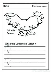 Free Letter R Worksheets for Preschool