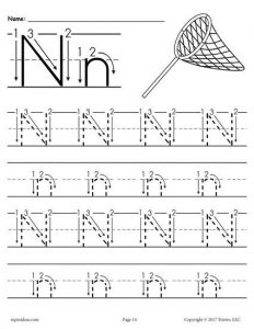 Letter N Worksheet Free Printable