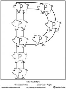 Letter P Worksheets For Pre K