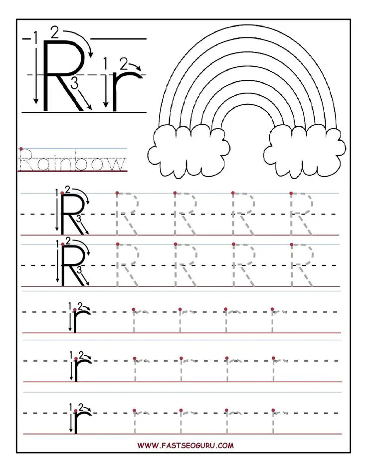 15 Letter R Worksheets Making Learning Fun | KittyBabyLove.com