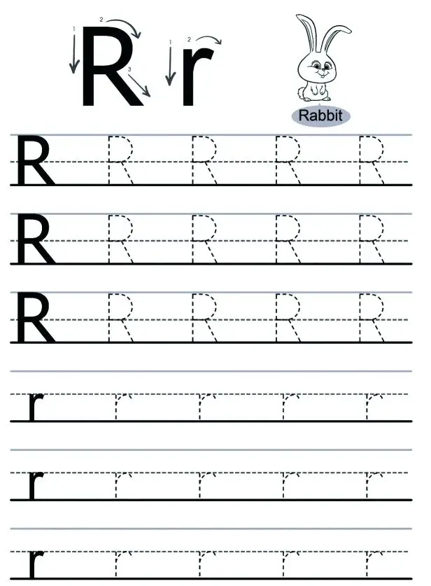 Printable Worksheets For The Letter R