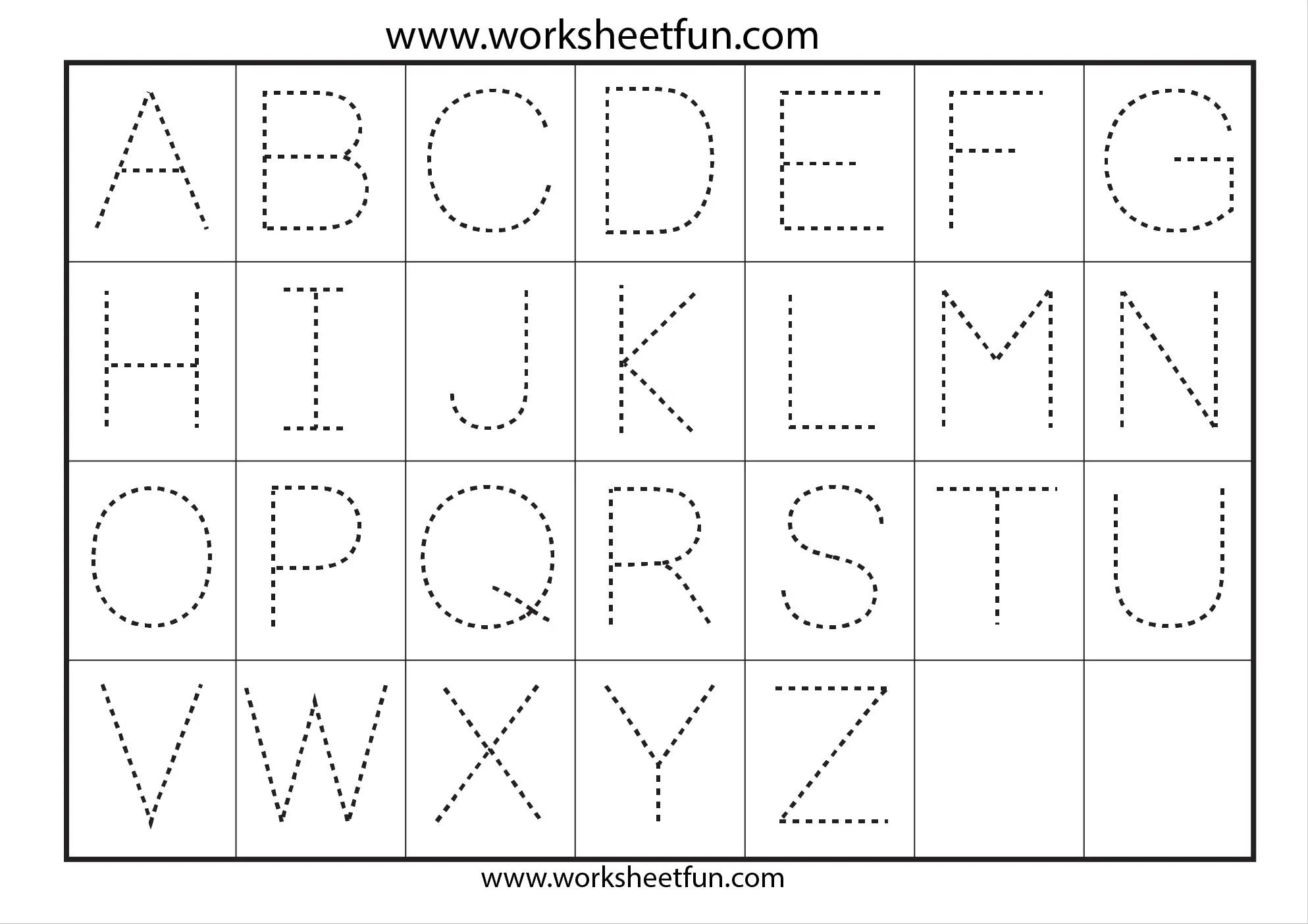 21 Educative Letter Tracing Worksheets - Kitty Baby Love Throughout Tracing Letters Template