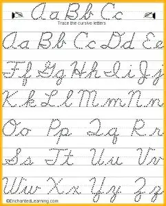 Printable Alphabet Tracing Sheets