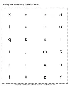 10 letter x learning worksheets for kids kittybabylovecom