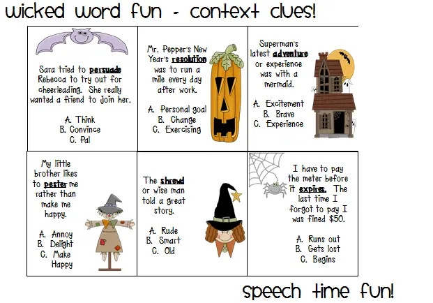 38 Interesting Context Clues Worksheets - Kitty Baby Love