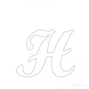 Large Printable Letters Outlines Different Fonts