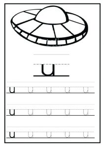 Letter U Preschool Worksheets