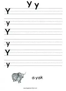 12 instructive letter y worksheets kitty baby love