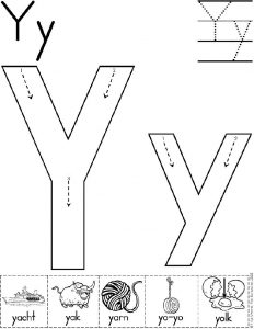 12 Instructive Letter Y Worksheets - Kitty Baby Love