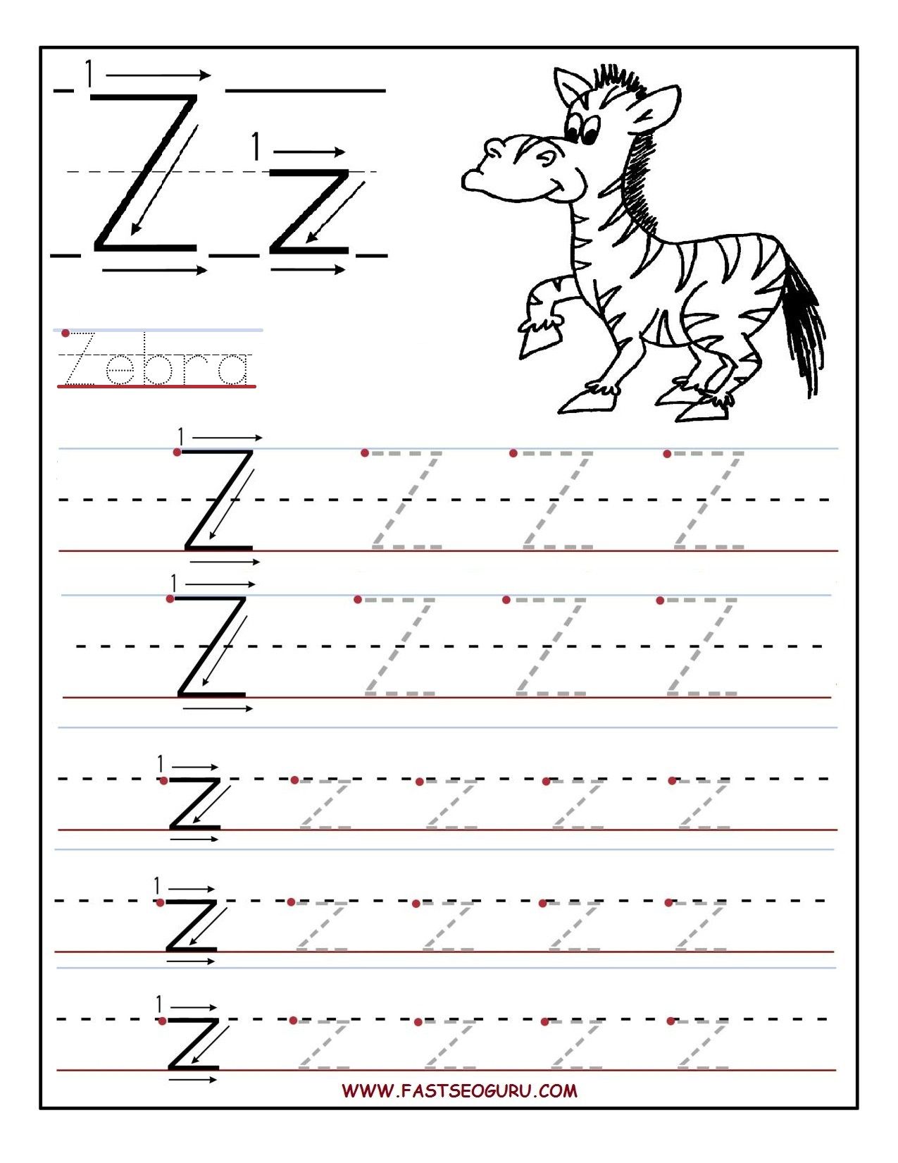 letter z homework