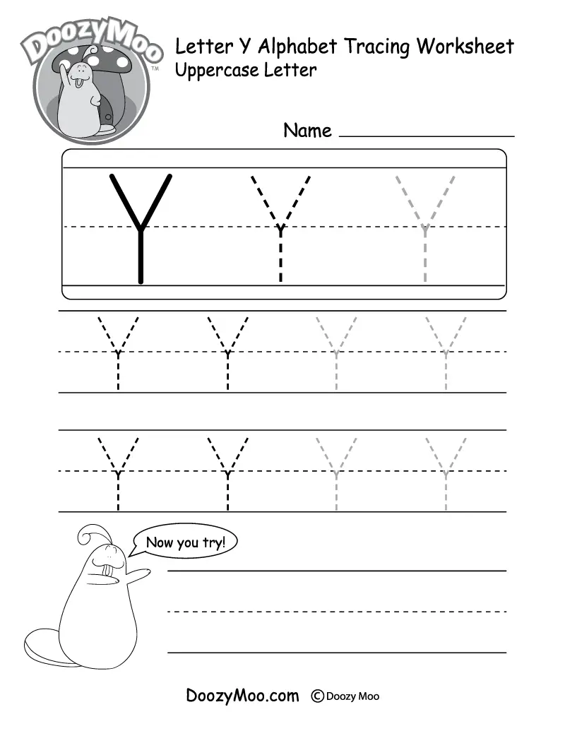 12 Instructive Letter Y Worksheets - Kitty Baby Love