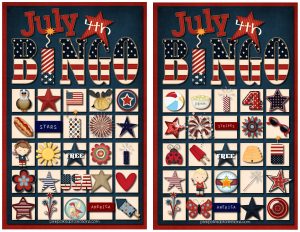 4th of July Bingo Printable
