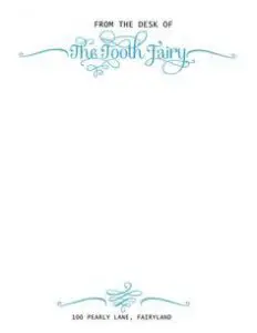 Blank Tooth Fairy Letter