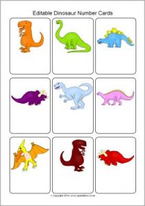 Dinosaur Abc Flash Cards