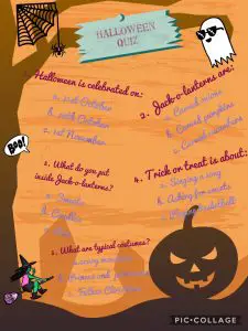 Halloween Trivia for Kindergarten Students