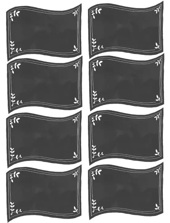 8 Useful Chalkboard Labels Kitty Baby Love