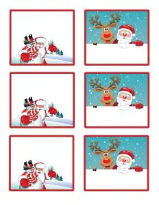 Secret Santa Gift Tags Free Printables
