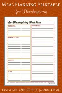 Thanksgiving Meal Planning Guide