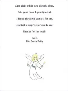 Tooth Fairy Forgot Letter