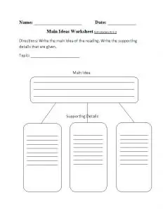Unstated Main Idea Worksheets